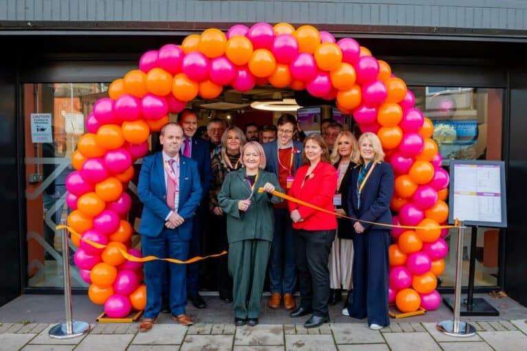 A greener future - Climate Minister Kerry McCarthy officially opening the Fusion Energy Cafe in Worksop